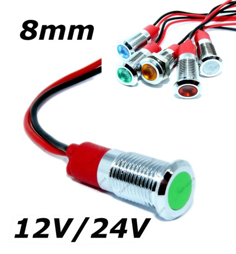 Kontrolka Kontrolka 12V 8mm
