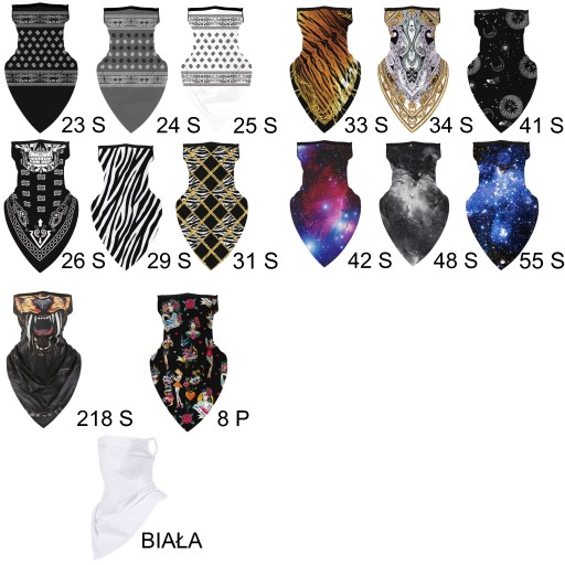 KARNEVALOVÁ MASKA BANDANA KARNEVALOVÝ KROJ
