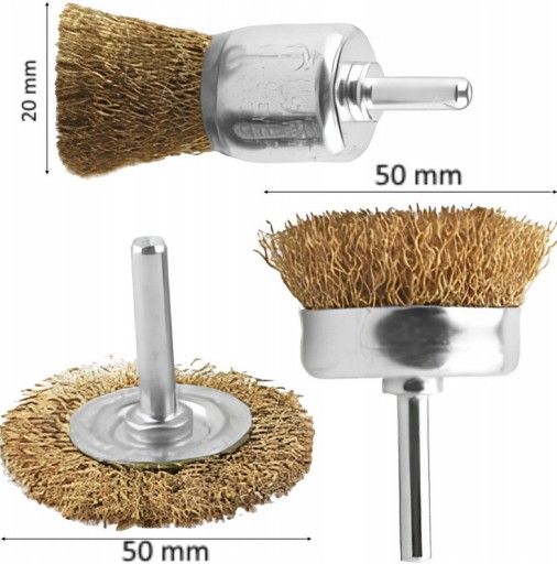 SADA KEFIEK DRÔTENÁ KEFA S DRŽIKOM 20, 2x50MM 3KS