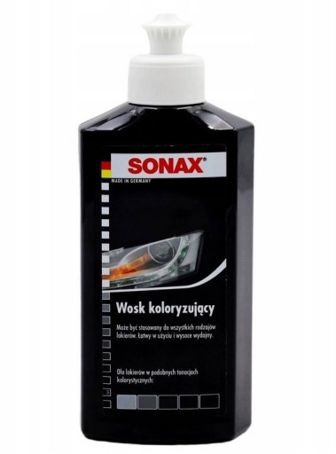 SONAX NANO VOSK FARBA ČIERNY LAK 250ml