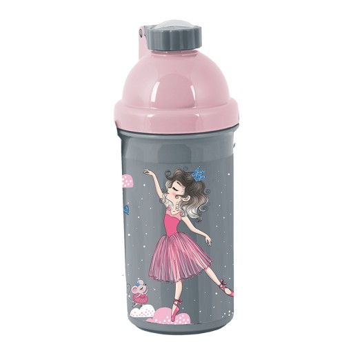 Detská fľaša na vodu balerínka pre dievčatá 550ml BPA Free