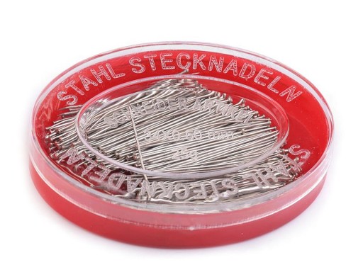 Kovové krajčírske špendlíky 34mm 25g