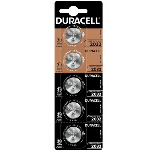 Duracell lítiová gombíková batéria CR2032 3V x5 ks