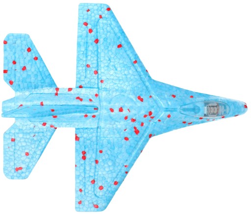 V2 KLZÁR LIETADLO S VYPÚŠŤOVAČOM STYROFOAM DETI SKY FIGHTER.