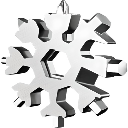 MULTIFUNKČNÝ KĽÚČ SNEHOVÁ VLOČKA MULTITOOL SNOW 18V1