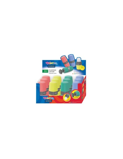 Colorino strúhadlo s gumou 2v1 mix 39729