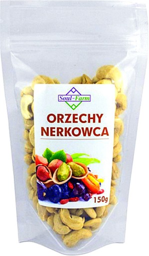 Soul Farm kešu orechy, celé orechy, 150 g