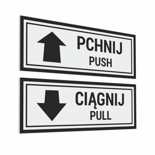 Samolepky Push Pull Push Pull 215x81