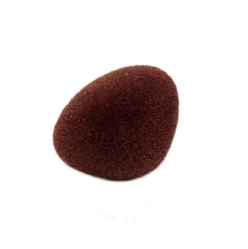 HNEDÝ SEMIŠOVÝ MASKOT NOS 25 mm