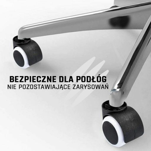 GUMOVÉ KOLESÁ NA otočnú stoličku, 11 mm, 5 kusov