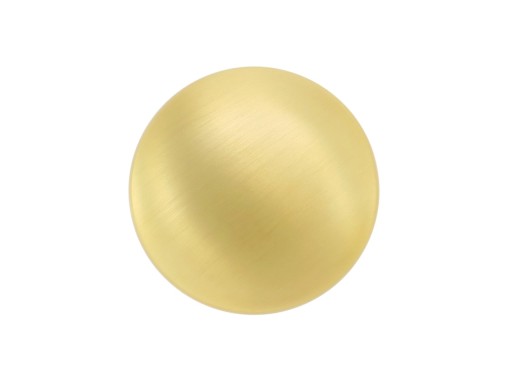 ZLATÁ BRÚSOVANÁ NÁBYTKOVÁ KĽÚČKA, MASÍVNY SATÉN 30 MM x 28 GM-330