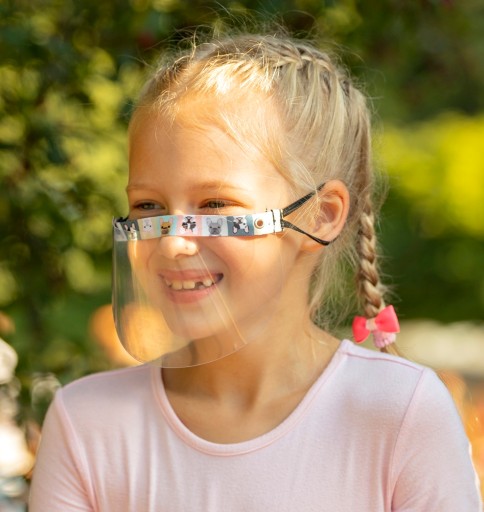 MINI VISOR MASKA PRE DETI DO ŠKOLY 12 veľ.