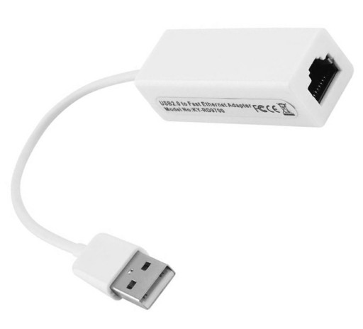 LAN ETHERNET USB KARTA NA KÁBLI RJ45 100 Mbps INTERNETOVÝ KÁBEL LAPTOP