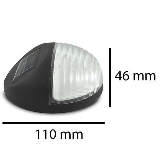 VONKAJŠIE SOLÁRNE LED LAMPA SO SNÍMAČOM FASÁDNE OSVETLENIE SCHODIKOV