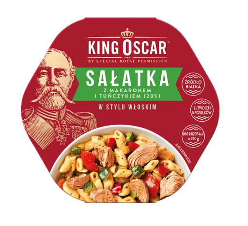TUŇIAKOVÝ ŠALÁT NA TALIANSKÝ ŠTÝL 220g KRÁL