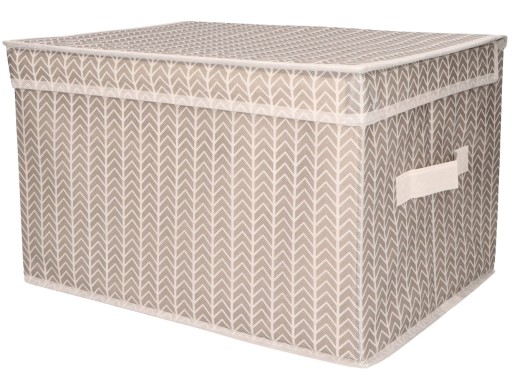 Textilný ORGANIZÉR BOX 40 x 30 x 25 cm s vekom - na ŠATNÍK