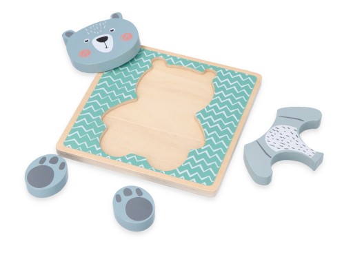 HRAČKY PRE DETI HÁDANKA MEDVEĎ LYNX 4 KUSY. ADAMTOYS
