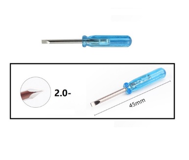 Mini skrutkovač s rovnou špičkou