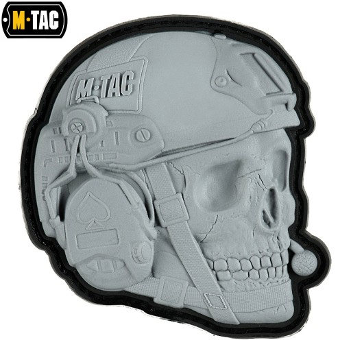 3D PATCH OPERÁTOR PRILBA LEBKA FAST PVC M-TAC GREY