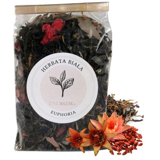 Euphoria biely čaj, lotosový kvet, goji bobule 100g