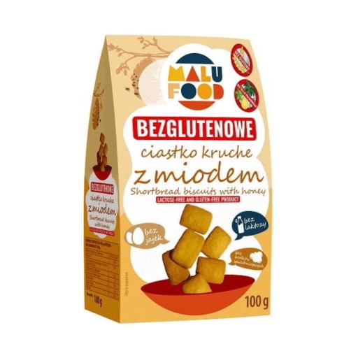 Krehké sušienky s medom BEZ GÉLU. 100 g