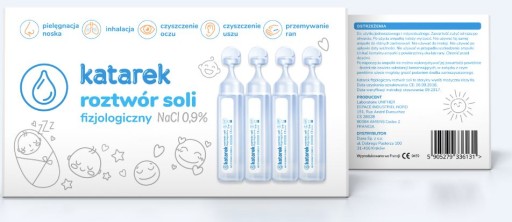 KATAREK FYZIOLOGICKÝ SOĽNÝ ROZTOK NaCl 0,9%