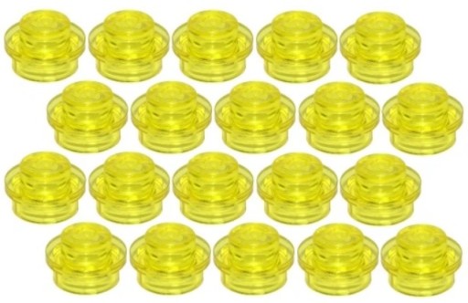 LEGO tanier 1x1 Trans Yellow (4073/6240216) x20
