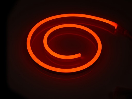 LED PÁS 24V 2835 1M IP67 NEON RED