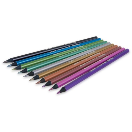 Colorino metalické ceruzkové pastelky 10 farieb