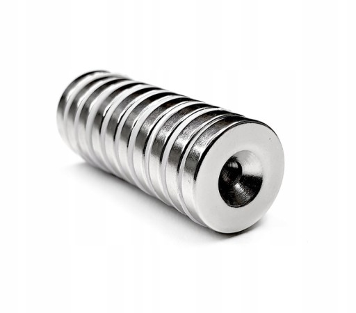NEODYMOVÝ MAGNET NA SKRUTKU 14x7/3,5x3 mm 1 kus