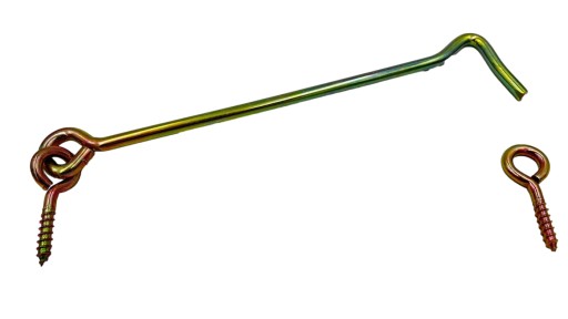 HÁKOVÝ SKRUTOVÝ DVERE HÁČKOVÝ ZAVER 300x8mm