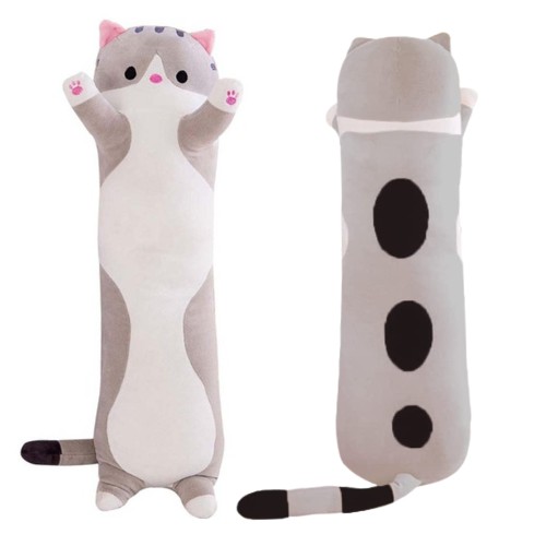 PLYŠOVÝ MASKOT DLHÝ VANKÚŠ PRE MAČKU OPIERKA HLAVY 50cm