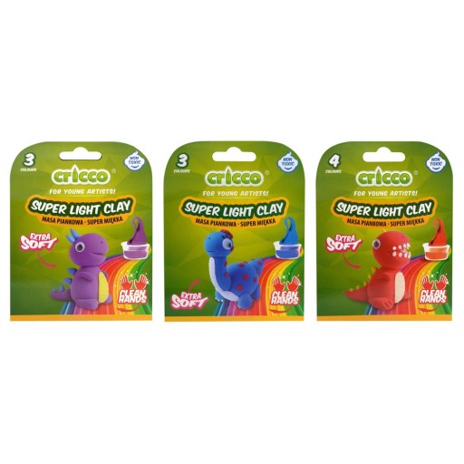 Cricco kreatívna penová hmota 30g DINOSAUR