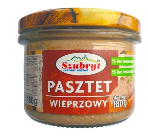 Bravčová paštéta Szubryt 180 g