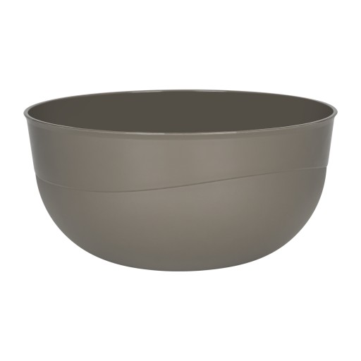 PLASTOVÁ KUCHYŇSKÁ MISKA NA JEDLO, NEROBNÁ, 0,7L, 14CM, HNEDÁ