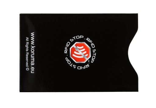 Púzdro PROTI KRÁDEŽI na kreditné karty, ochrana RFID