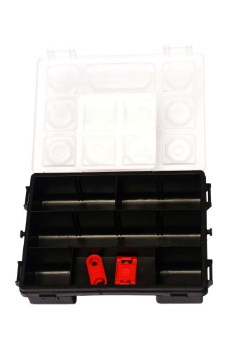 PLASTOVÝ BOX NA ORGANIZÁTOR 180x135x45 11 PRISTOROV