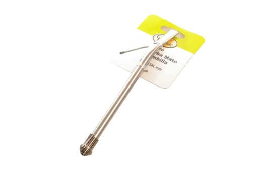 Bombilla pre Yerba Mate, oceľová pružina, 15,8 cm