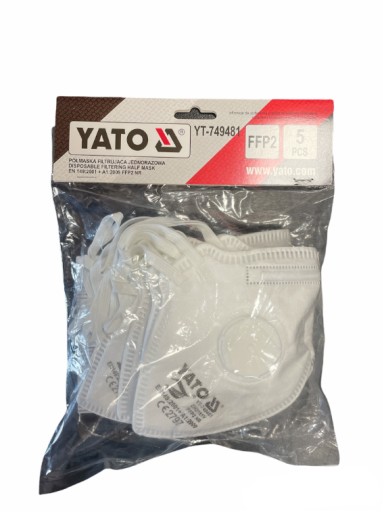 YATO PROTIPRACHOVÉ MASKY VENTIL 5 KS FFP2