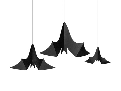 Prívesok Halloween Bats girlanda - 3 ks.
