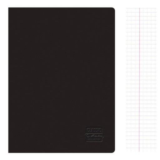 Zápisník A5 60k mriežka Rainbow black HERLITZ