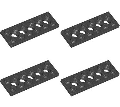 LEGO Technic Tanier 2x6 čierny 32001 - 4 ks