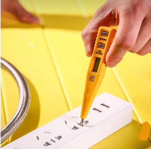 NAPÄŤOVÝ TESTER METER TESTER PRÚDU 12-250V elektronický s displejom