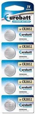 Eurobatt CR2032 lítiová batéria 5 ks.