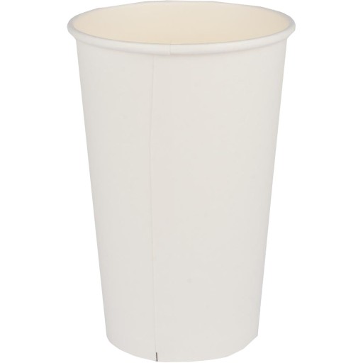 Pohár papierový 400 ml BIELY 50 ks.