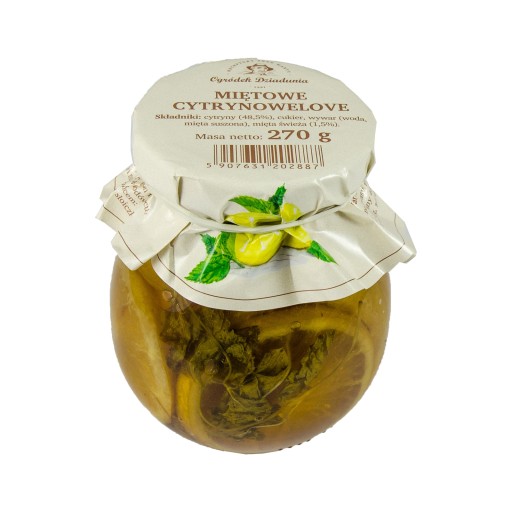 CITRÓNY S MÄŤOU CITRÓNY PRÍRODNÝ SIRUP 270g Ogródek Dziadunia