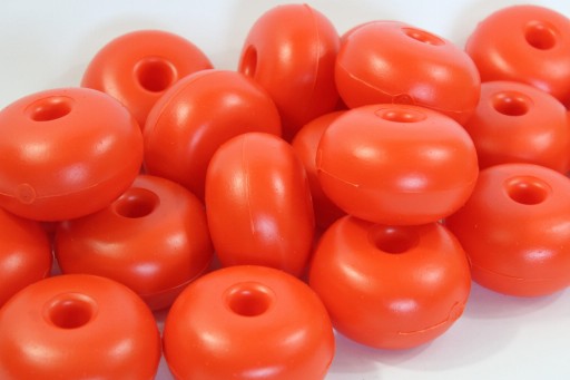 PLÁVAK PVC 75 MM ORANŽ