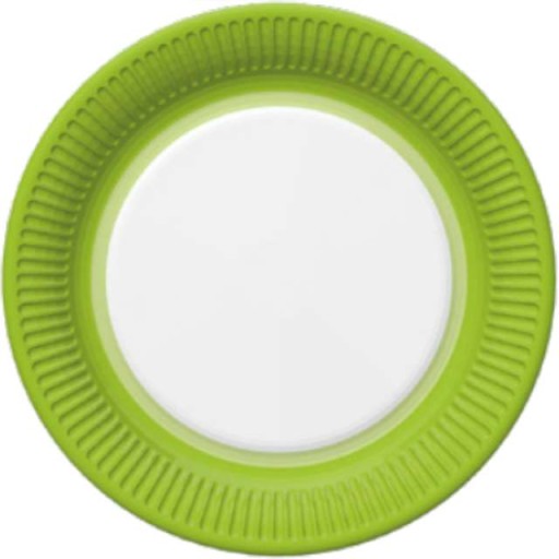 ZELENÉ svetlý papier TANIERE PARTY veľké 8 ks