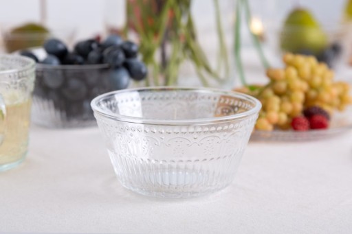 Sklenená šalátová misa Altom Design Karen na občerstvenie, dezerty, 13 cm