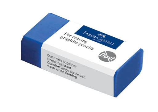 Guma Faber-Castell Odtiene modrej 1 ks.